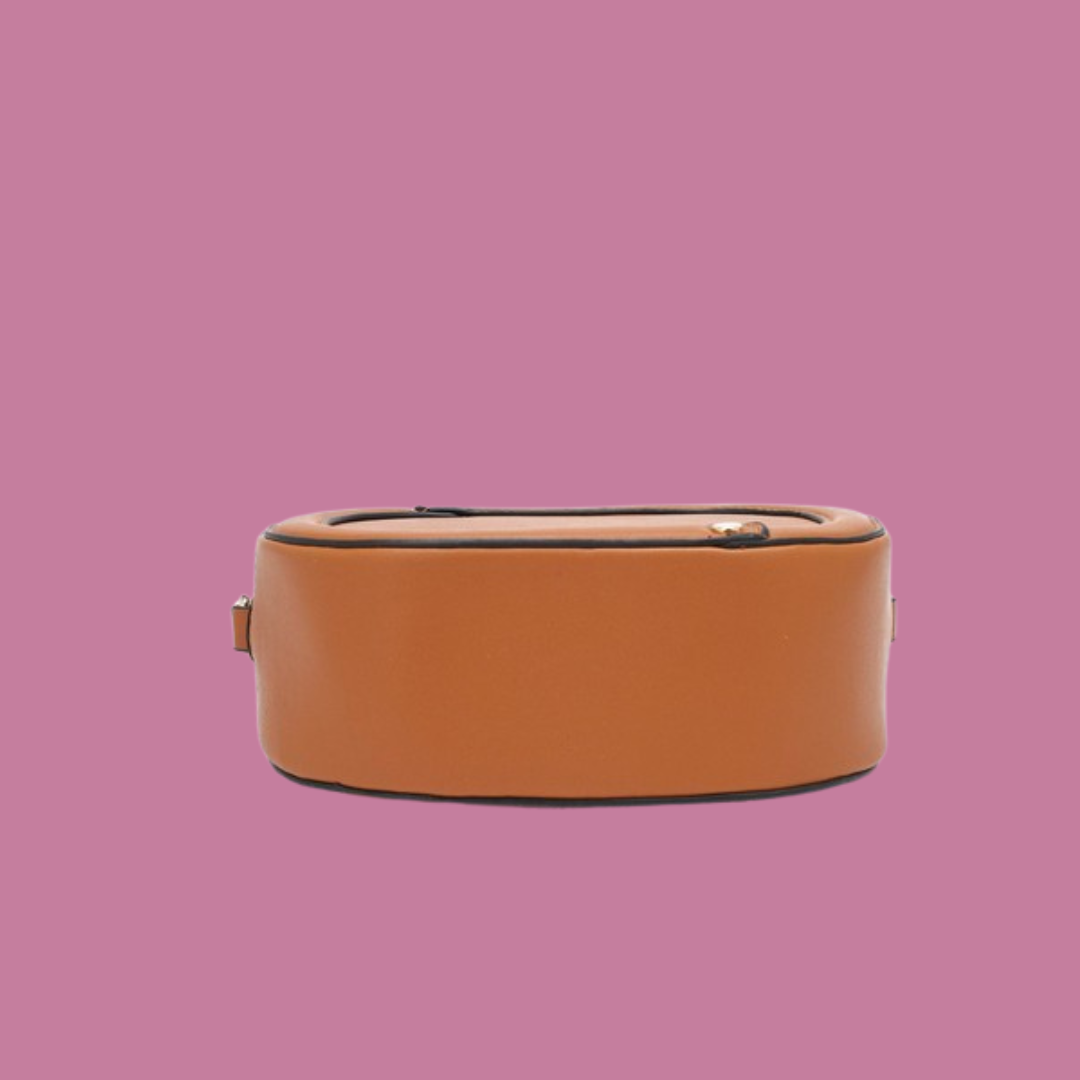 Oval Shaped Hard Case Crossbody