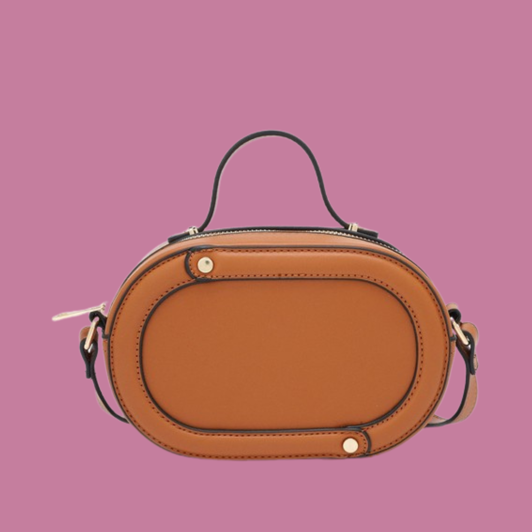 Oval Shaped Hard Case Crossbody