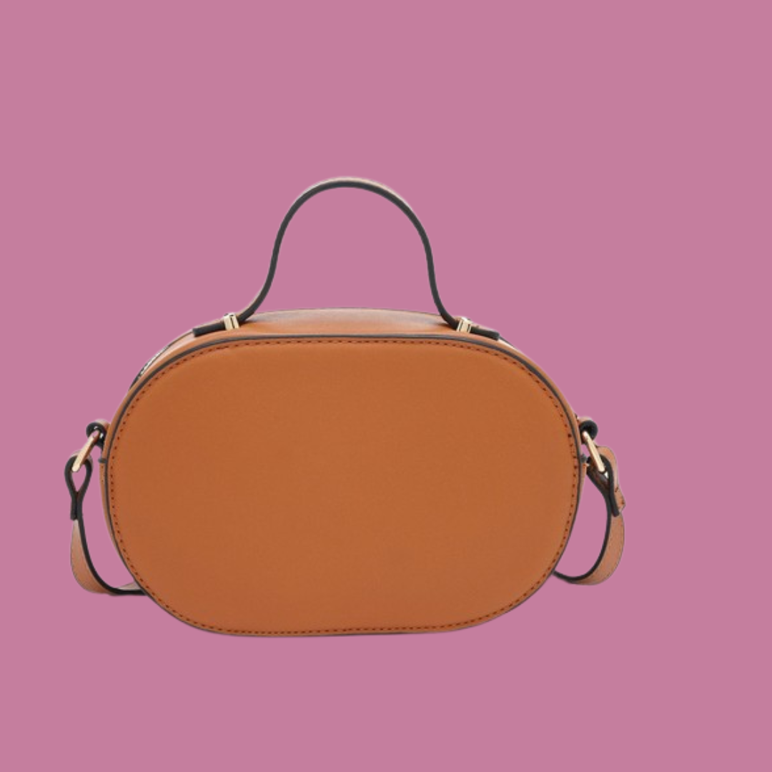 Oval Shaped Hard Case Crossbody