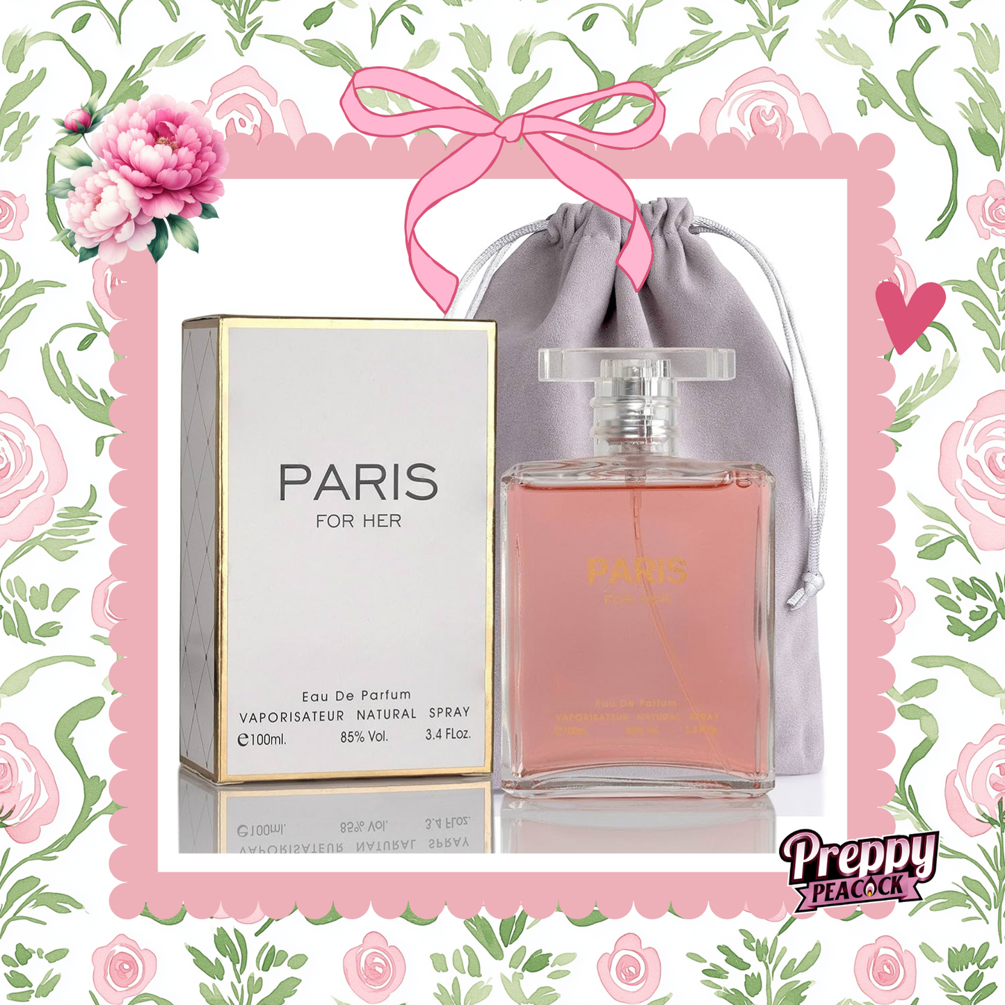 Paris For Her Perfume for Women 3.4 Oz –