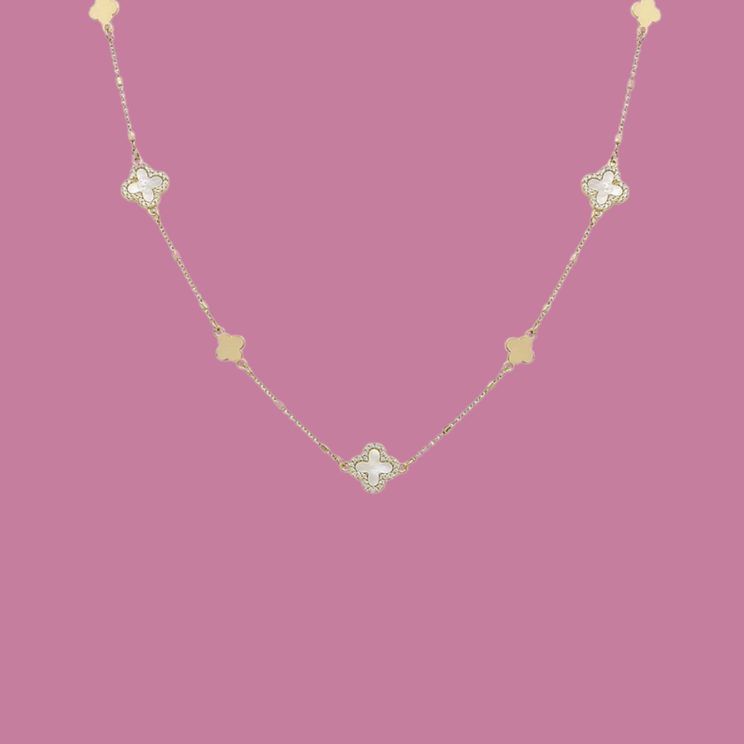 Gold Clover Necklace