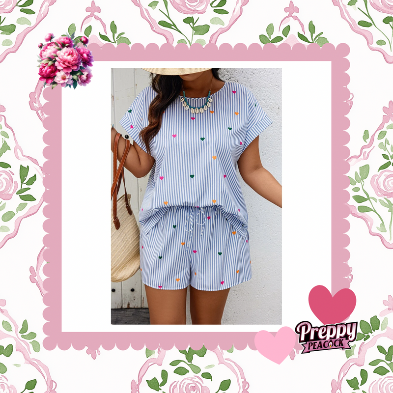 Sweetheart Short Set
