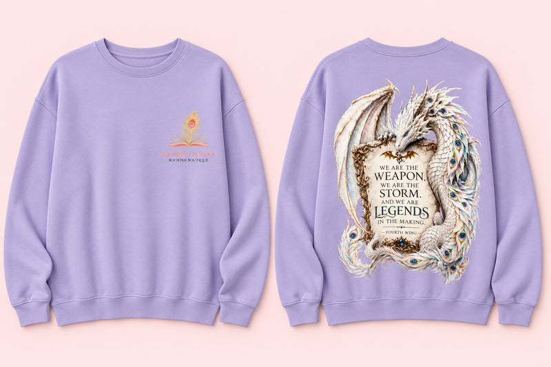 Legends in the Making Dragon Crewneck — Lavender