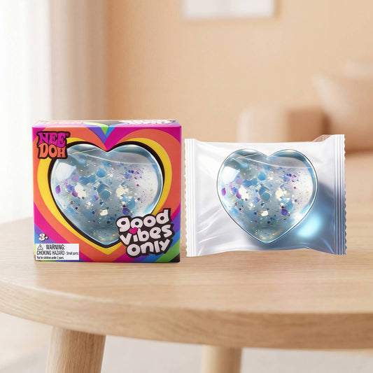 Glitter Heart Squish Stress Relief Fidget Toy