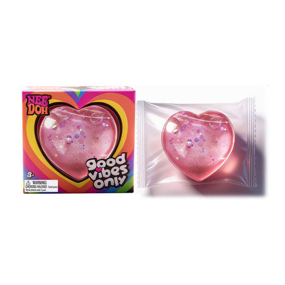 Glitter Heart Squish Stress Relief Fidget Toy