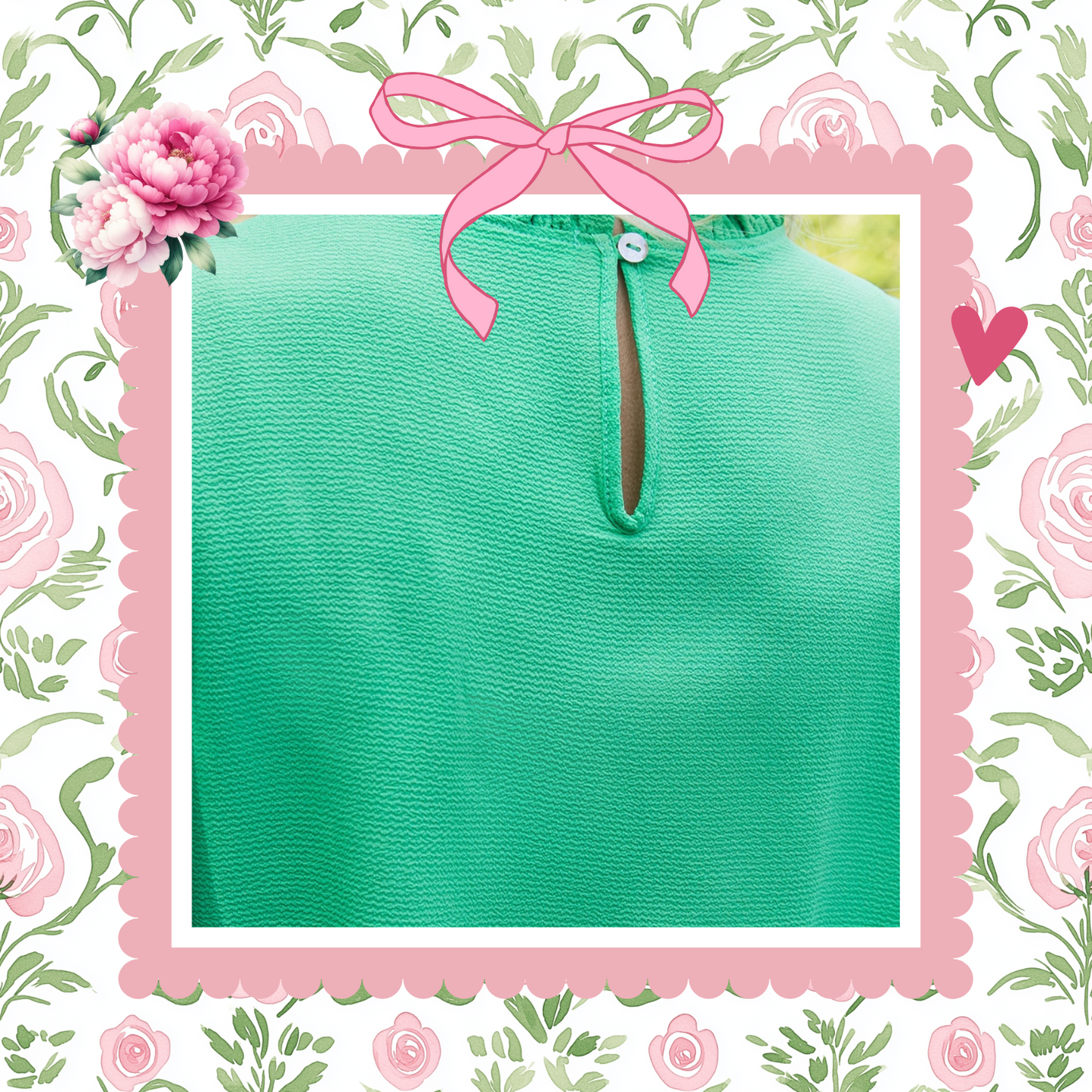 Green with Envy Top