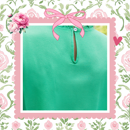 Green with Envy Top