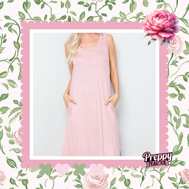 The Sunny Stroll Tank Dress