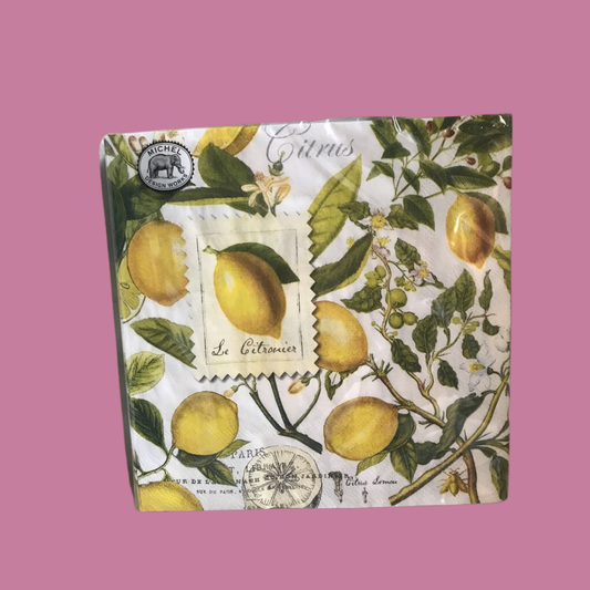 Michel Design Works Lemon Napkins