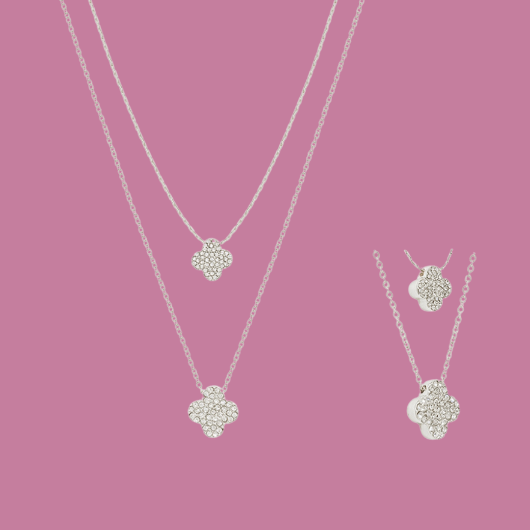 Silver Clover Necklace