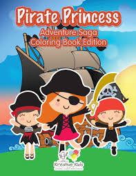Pirate Princess Coloring book