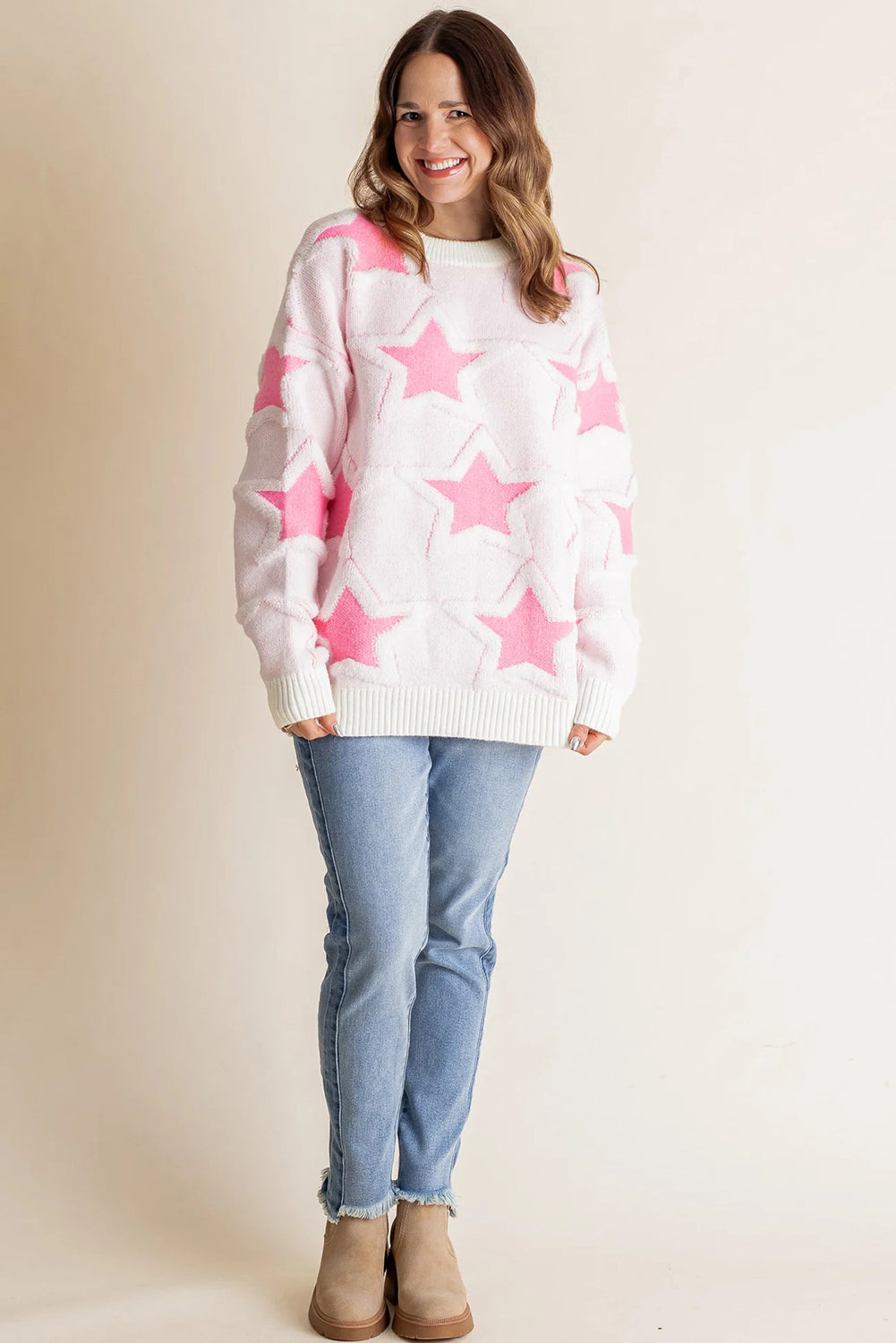 The Pink Stardust Sweater