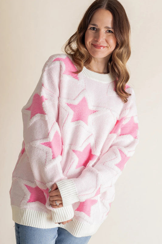 The Pink Stardust Sweater