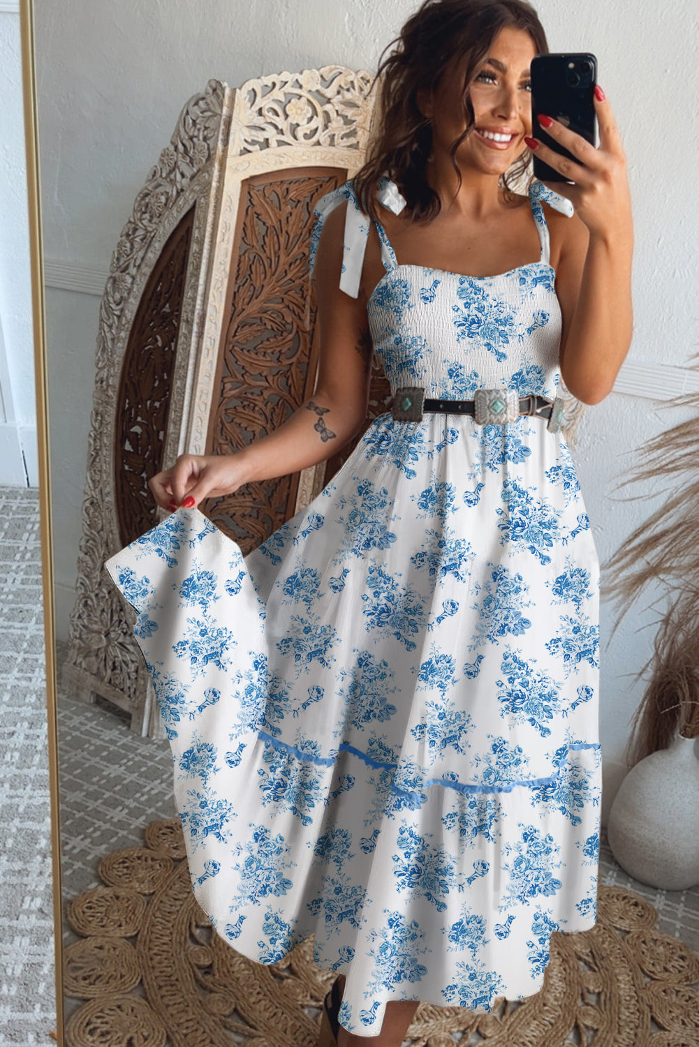 The Bluebell Breeze Maxi Dress
