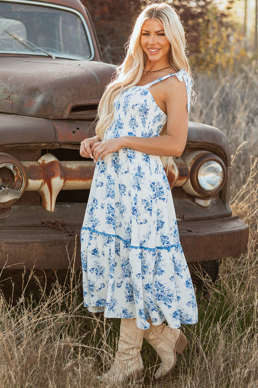 The Bluebell Breeze Maxi Dress