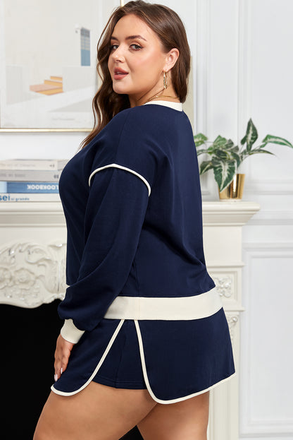 The Harbor Nights Lace-Up Skirt Set