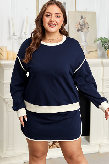 The Harbor Nights Lace-Up Skirt Set