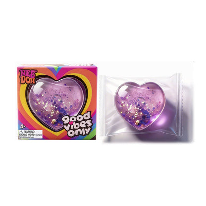 Glitter Heart Squish Stress Relief Fidget Toy