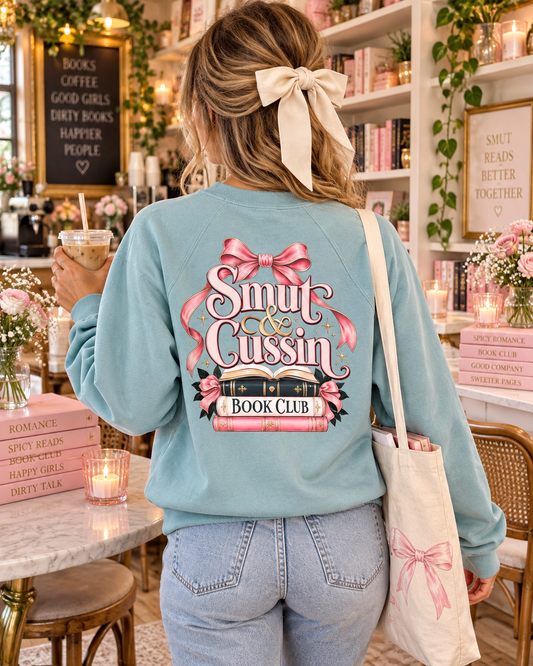 Smut & Cussin Book Club Crewneck